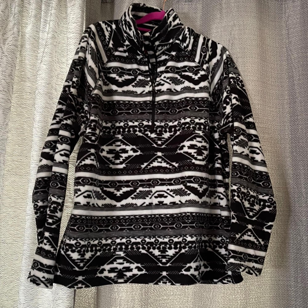 Eddie Bauer quarter zip fleece pullover